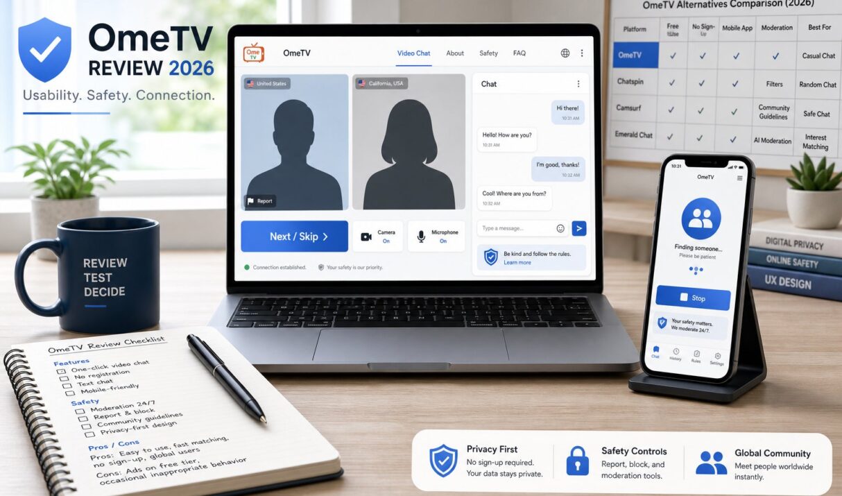 OmeTV Review (2026): Is It A Safe, Worthwhile Random Video Chat For Meeting Strangers?