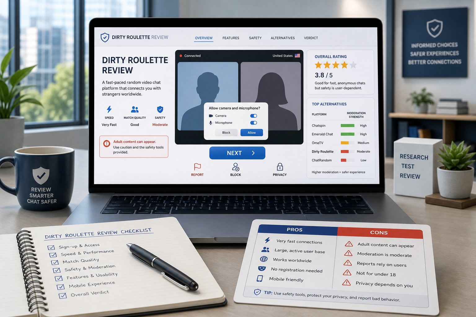 Dirty Roulette Review (2026): Is VibeCam’s Random Video Chat Worth Your Time?