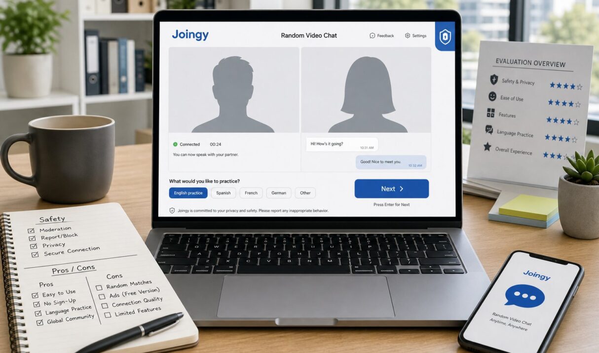 Joingy Review (2026): Is This Random Video Chat Site Worth Using For Language Practice And Casual Conversations?