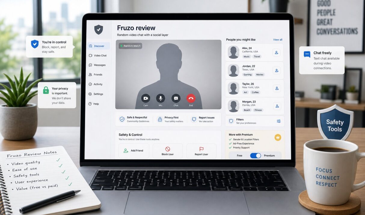 Fruzo Review (2026): Is It Worth Using For Spontaneous Video Chats And Language Practice?