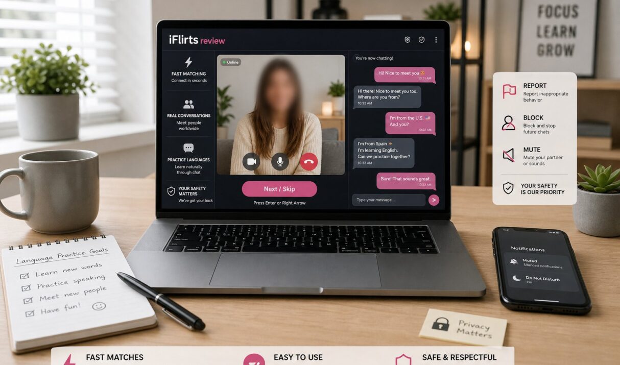 iFlirts Review (2026): Random Video Chats for Spontaneous Social Connections and Language Practice