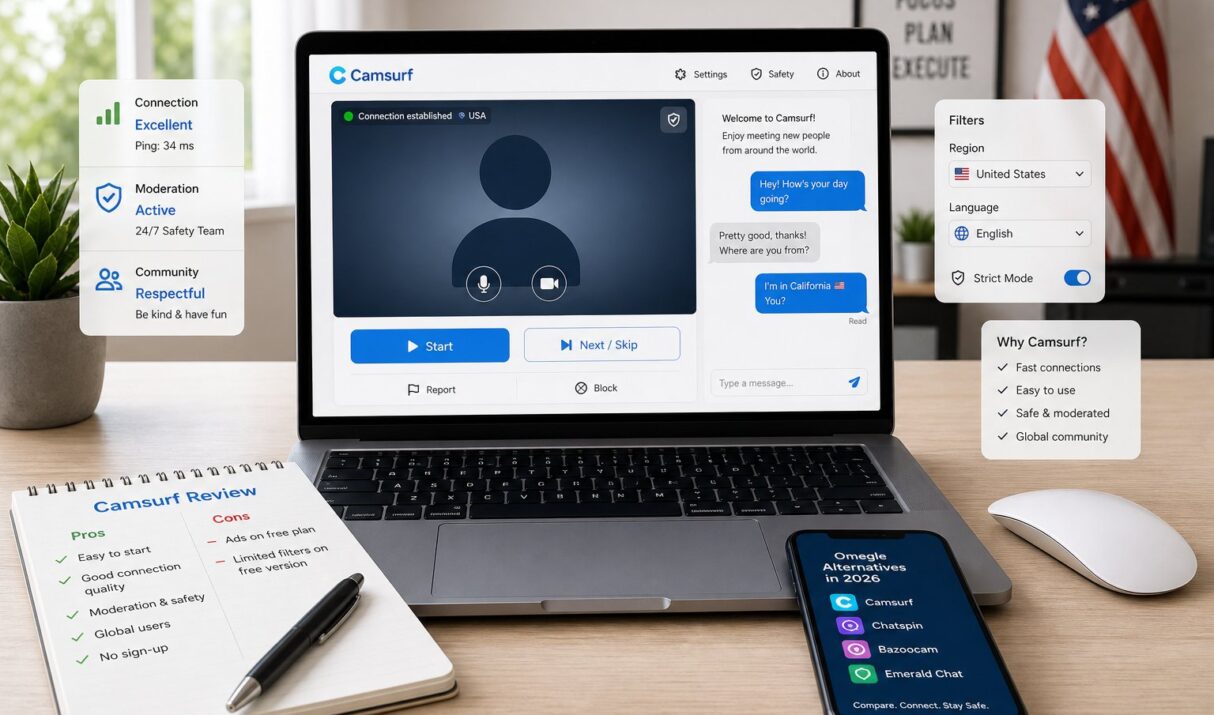 CamSurf Review (2026): Is It A Safe, Hassle-Free Way To Meet Strangers Online?