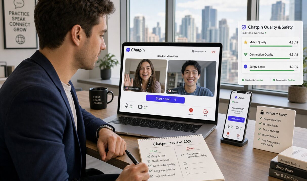 Chatpin Review (2026): Instant Random Video Chats For Language Practice And Cultural Exchange
