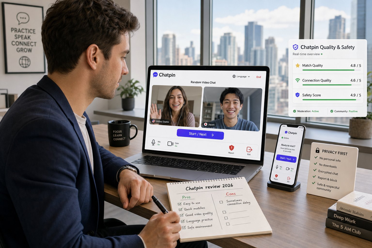 Chatpin Review (2026): Instant Random Video Chats For Language Practice And Cultural Exchange