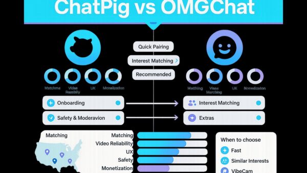 ChatPig Vs OMGChat Review (2026) — Which Random Video Chat Is Better?