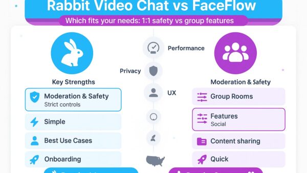 Rabbit Video Chat vs FaceFlow Review — Which Random Video Chat Is Better?