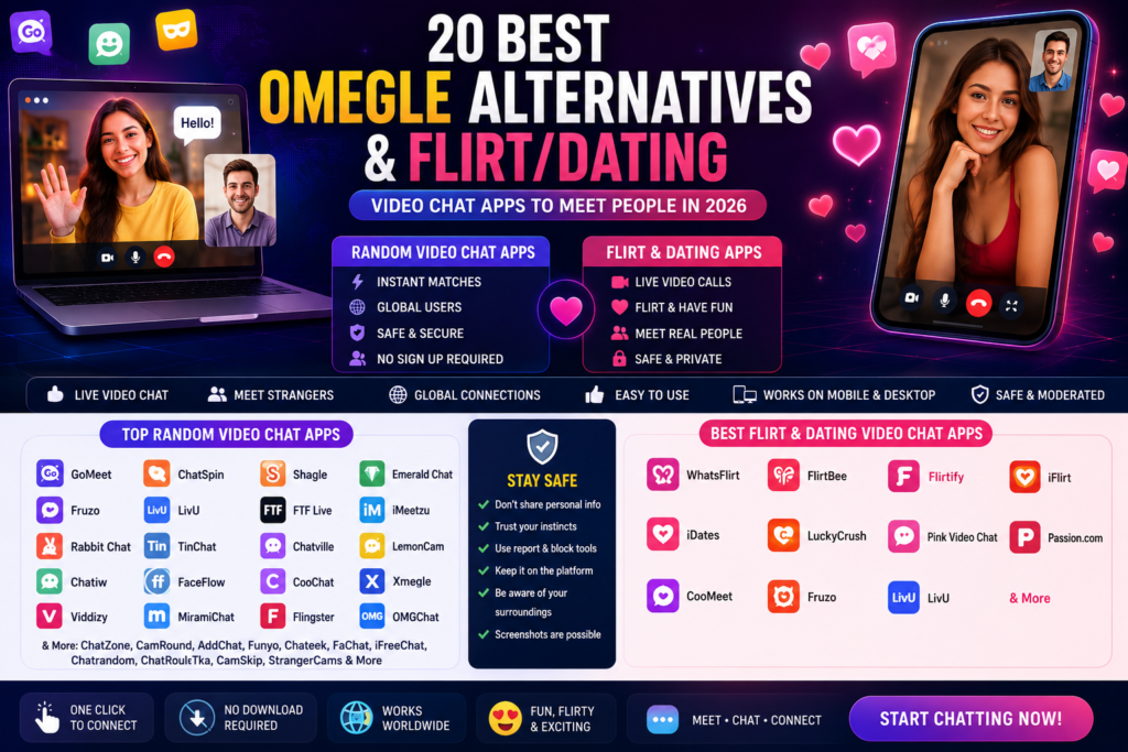 Best Video Chat Apps for Flirting and Meeting Someone New